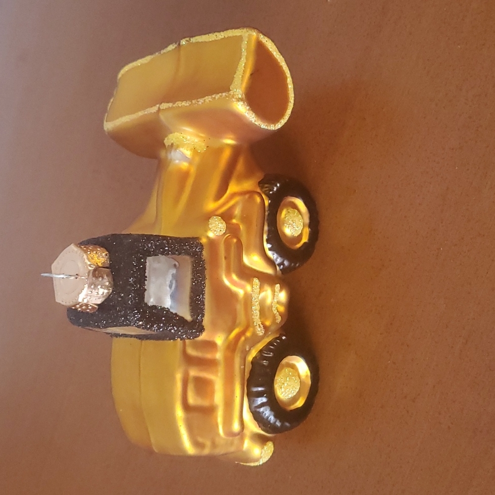 Christmas Holiday Construction Vehicle Ornament Skid Steer